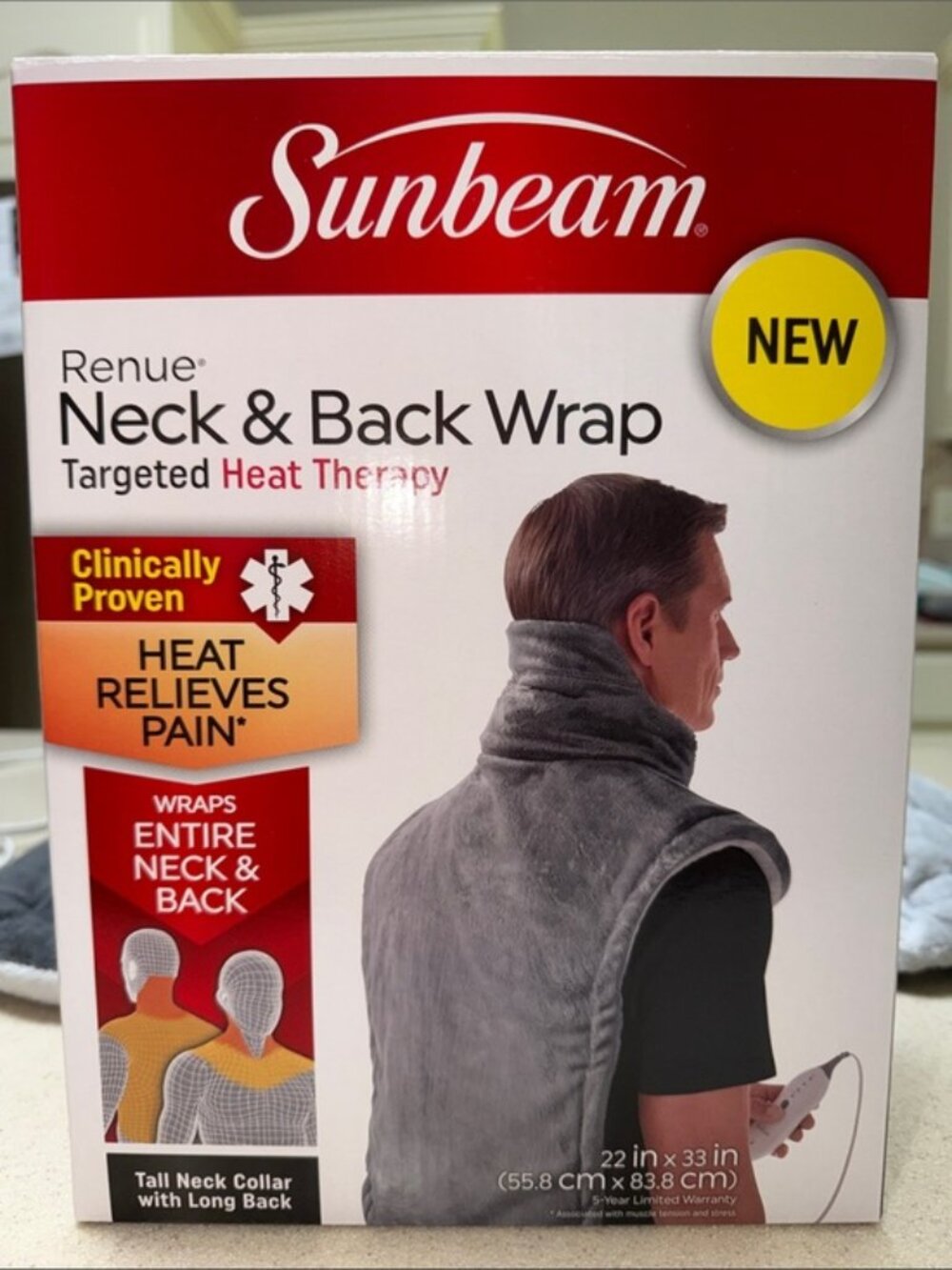 Sunbeam Neck & Shoulder Heat Therapy Wrap